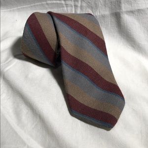 VTG L.S. Ayres Men’s Striped Wool Neck Tie